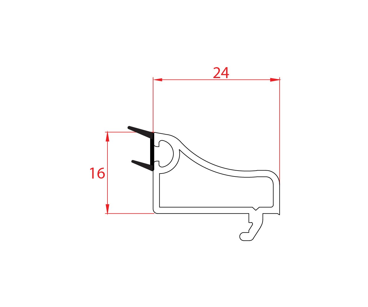 Sliding 8mm Beading